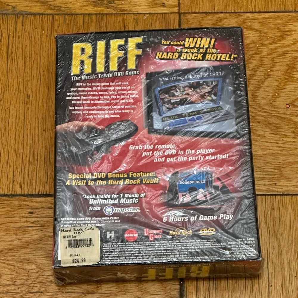 Riff DVD Game with Poster - New